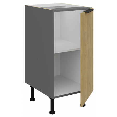 Szafka dolna 60 cm CREMA dąb cremona / antracyt 40 D 1F BB